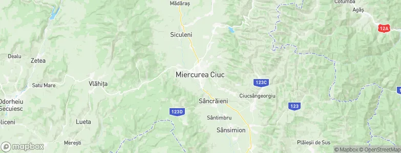 Miercurea Ciuc, Romania Map