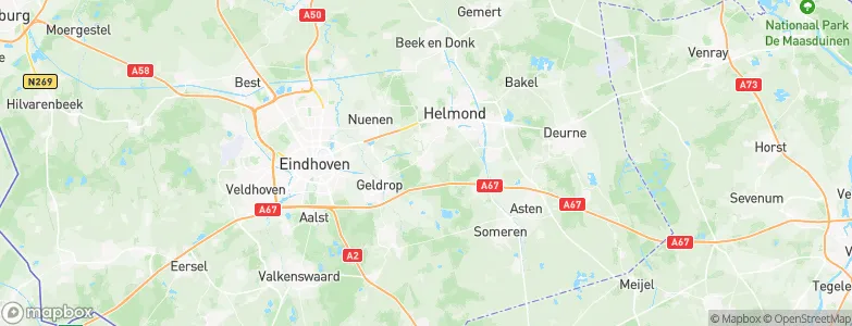 Mierlo, Netherlands Map