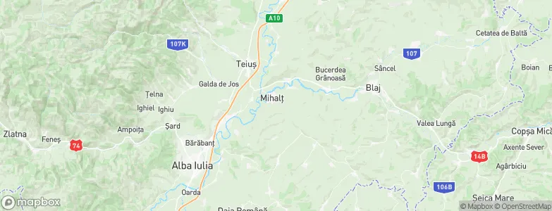 Mihalţ, Romania Map