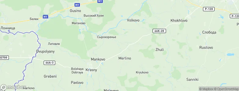 Mikhaylovo, Russia Map