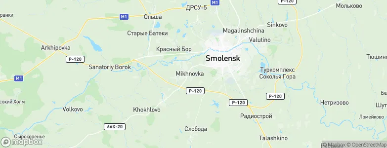 Mikhnovka, Russia Map