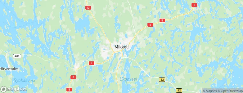 Mikkeli, Finland Map
