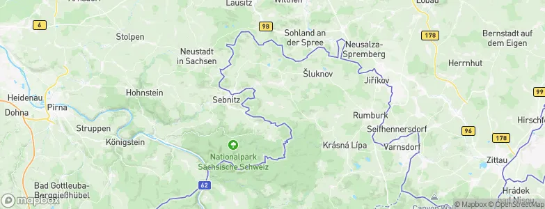 Mikulášovice, Czechia Map