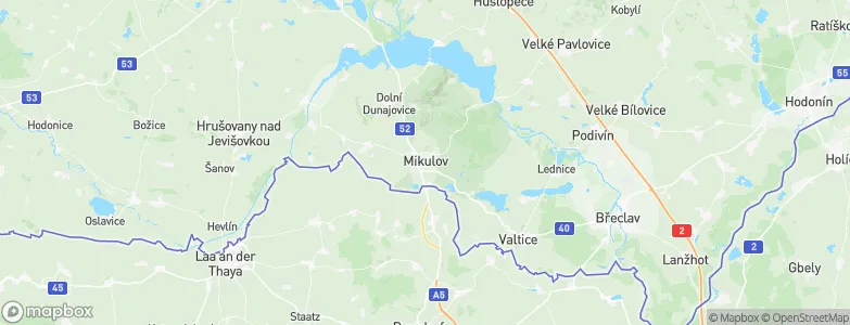 Mikulov, Czechia Map