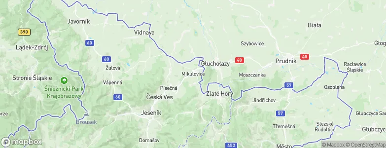 Mikulovice, Czechia Map