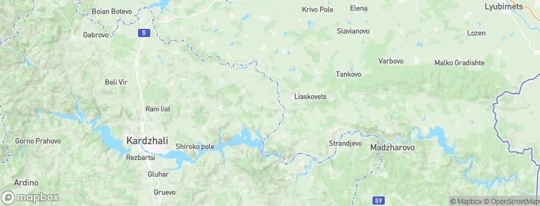 Miladinovo, Bulgaria Map