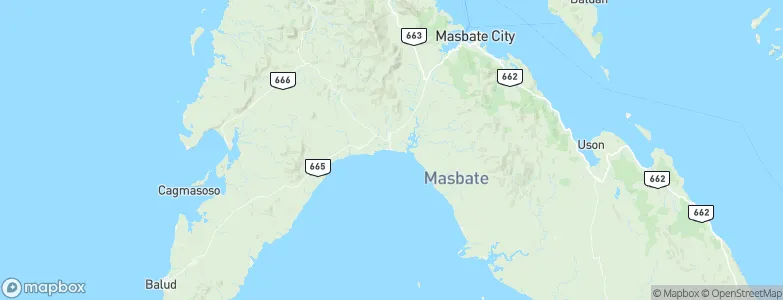 Milagros, Philippines Map