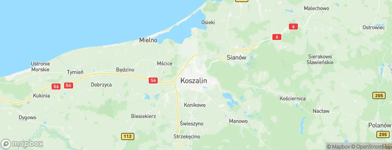 Miłakowo, Poland Map
