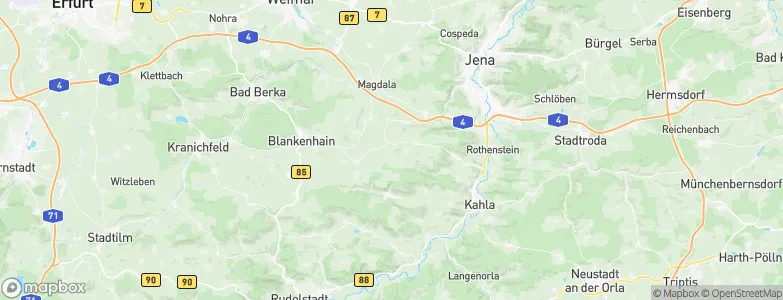 Milda, Germany Map