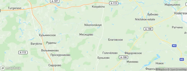 Milino, Russia Map