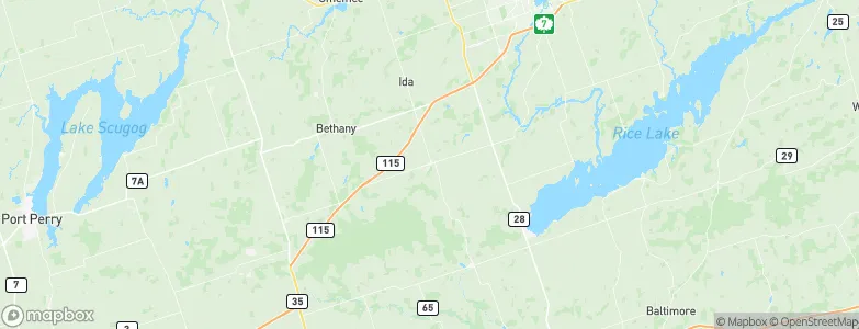 Millbrook, Canada Map