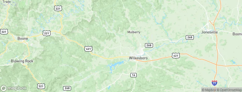 Millers Creek, United States Map