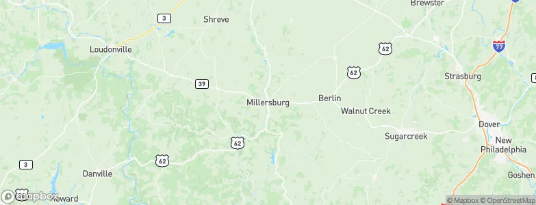Millersburg, United States Map