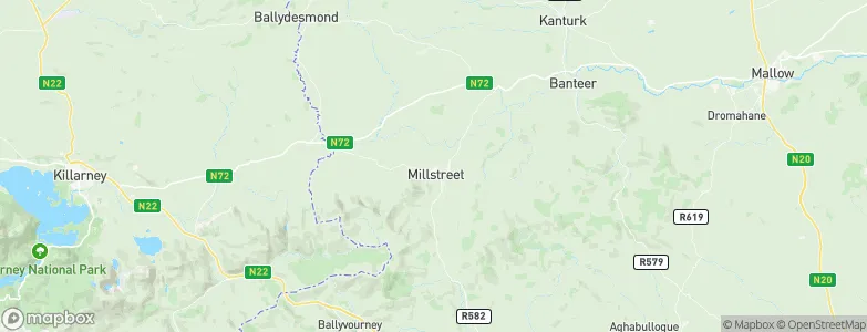 Millstreet, Ireland Map