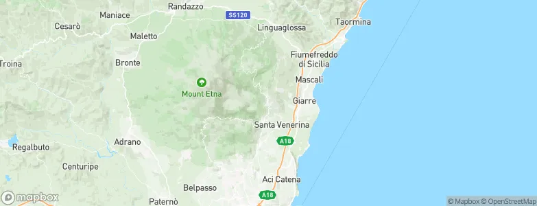Milo, Italy Map