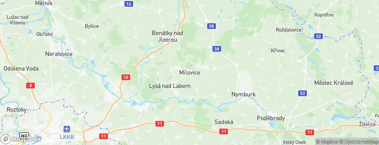 Milovice, Czechia Map