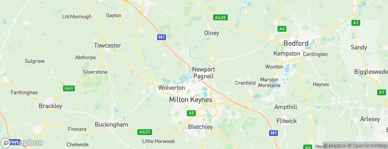 Milton Keynes, United Kingdom Map