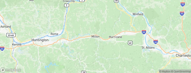 Milton, United States Map