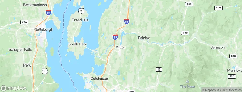 Milton, United States Map