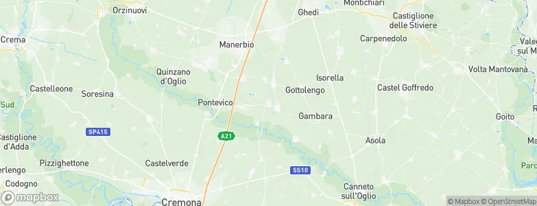 Milzano, Italy Map