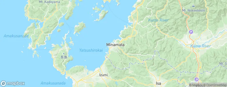 Minamata, Japan Map