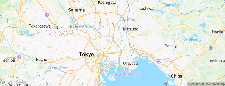Minamisenju, Japan Map