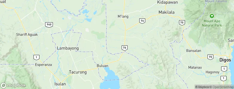 Minapan, Philippines Map