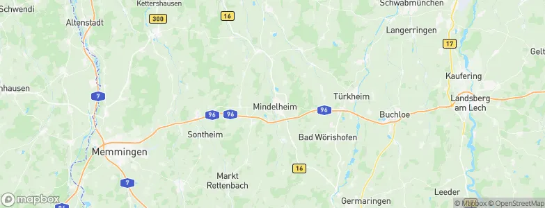 Mindelheim, Germany Map