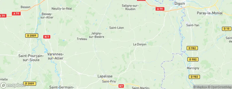 Mine de Bert, France Map