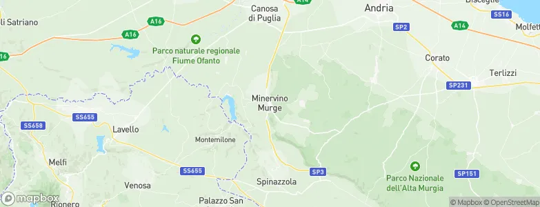 Minervino Murge, Italy Map