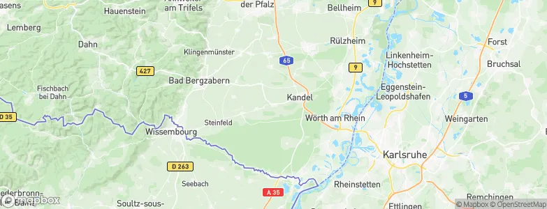 Minfeld, Germany Map