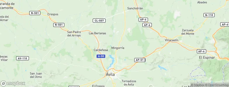 Mingorría, Spain Map