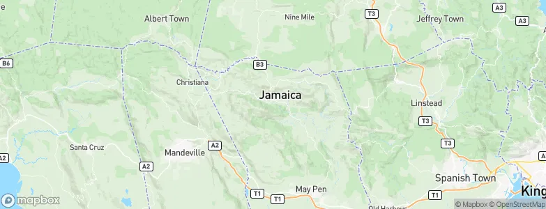 Minho, Jamaica Map
