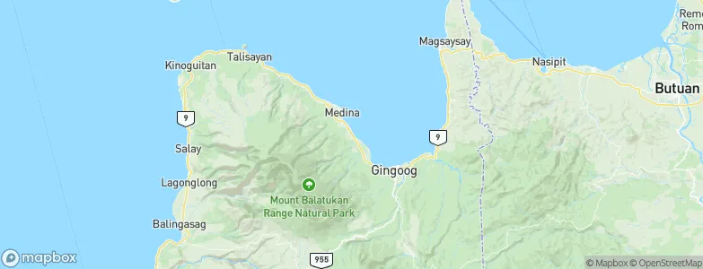 Minlagas, Philippines Map