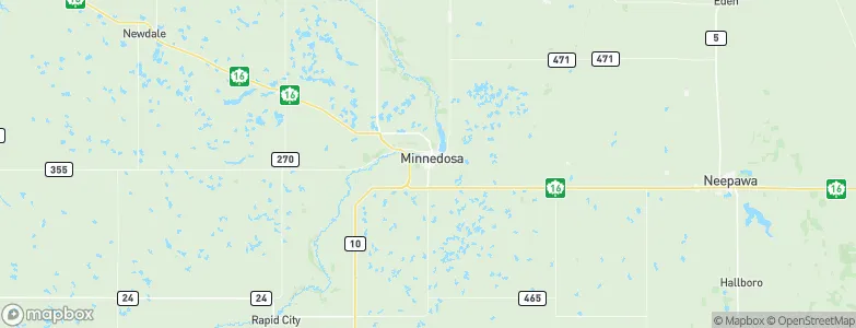 Minnedosa, Canada Map