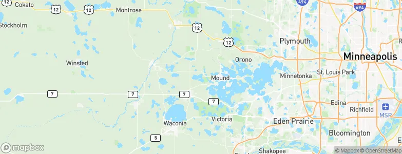 Minnetrista, United States Map