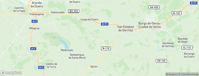 Miño de San Esteban, Spain Map