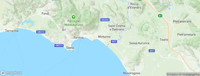 Minturno, Italy Map