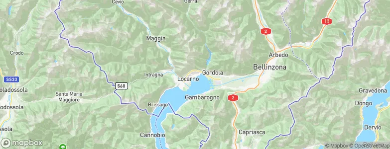 Minusio, Switzerland Map