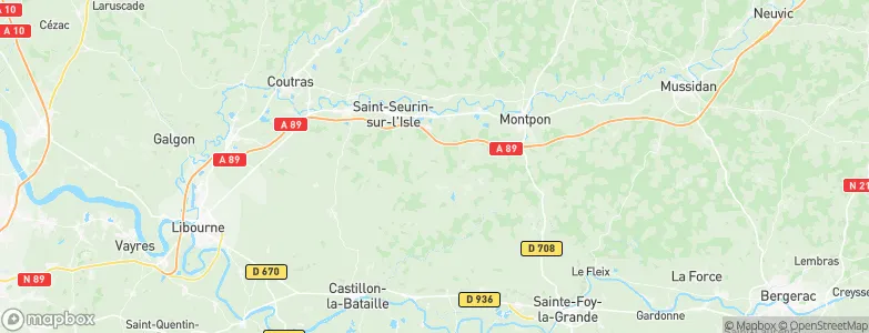 Minzac, France Map