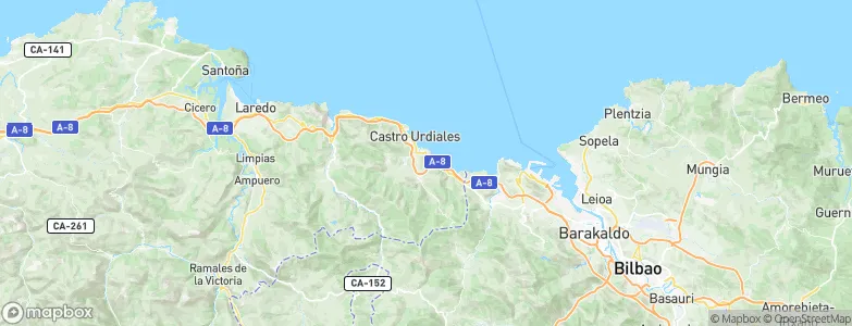 Mioño, Spain Map