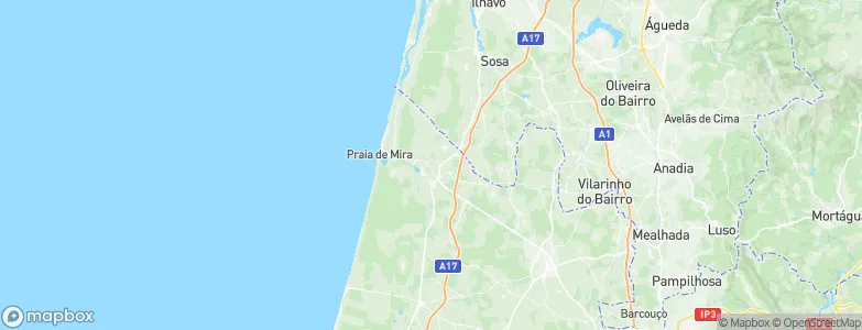 Mira Municipality, Portugal Map