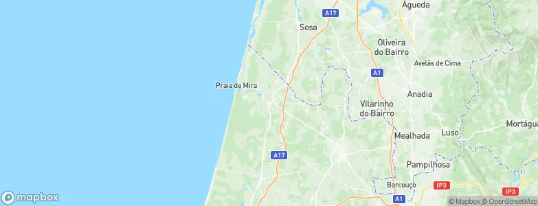 Mira, Portugal Map