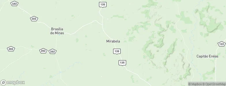 Mirabela, Brazil Map
