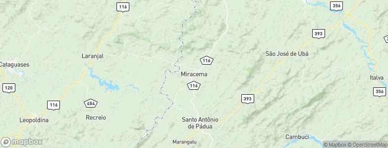 Miracema, Brazil Map