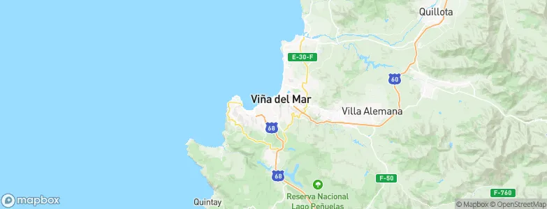Miramar, Chile Map