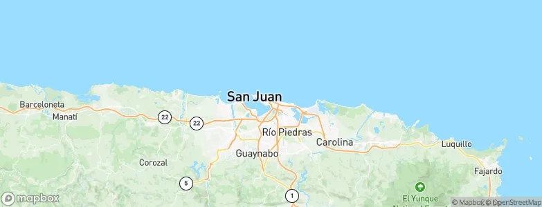 Miramar, Puerto Rico Map