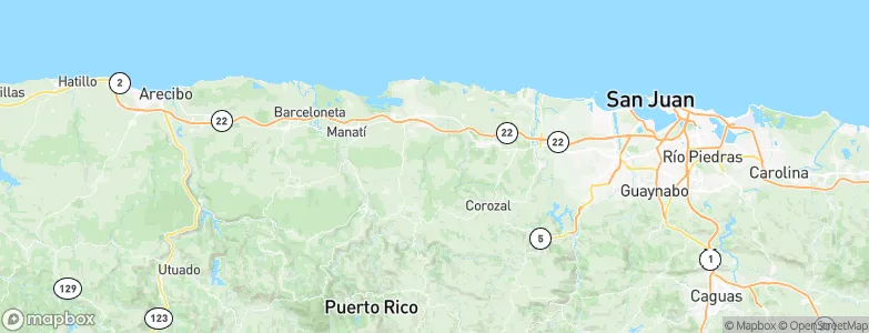 Miranda, Puerto Rico Map