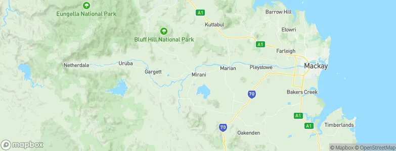 Mirani, Australia Map