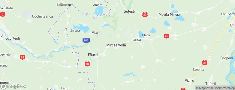 Mircea Vodă, Romania Map